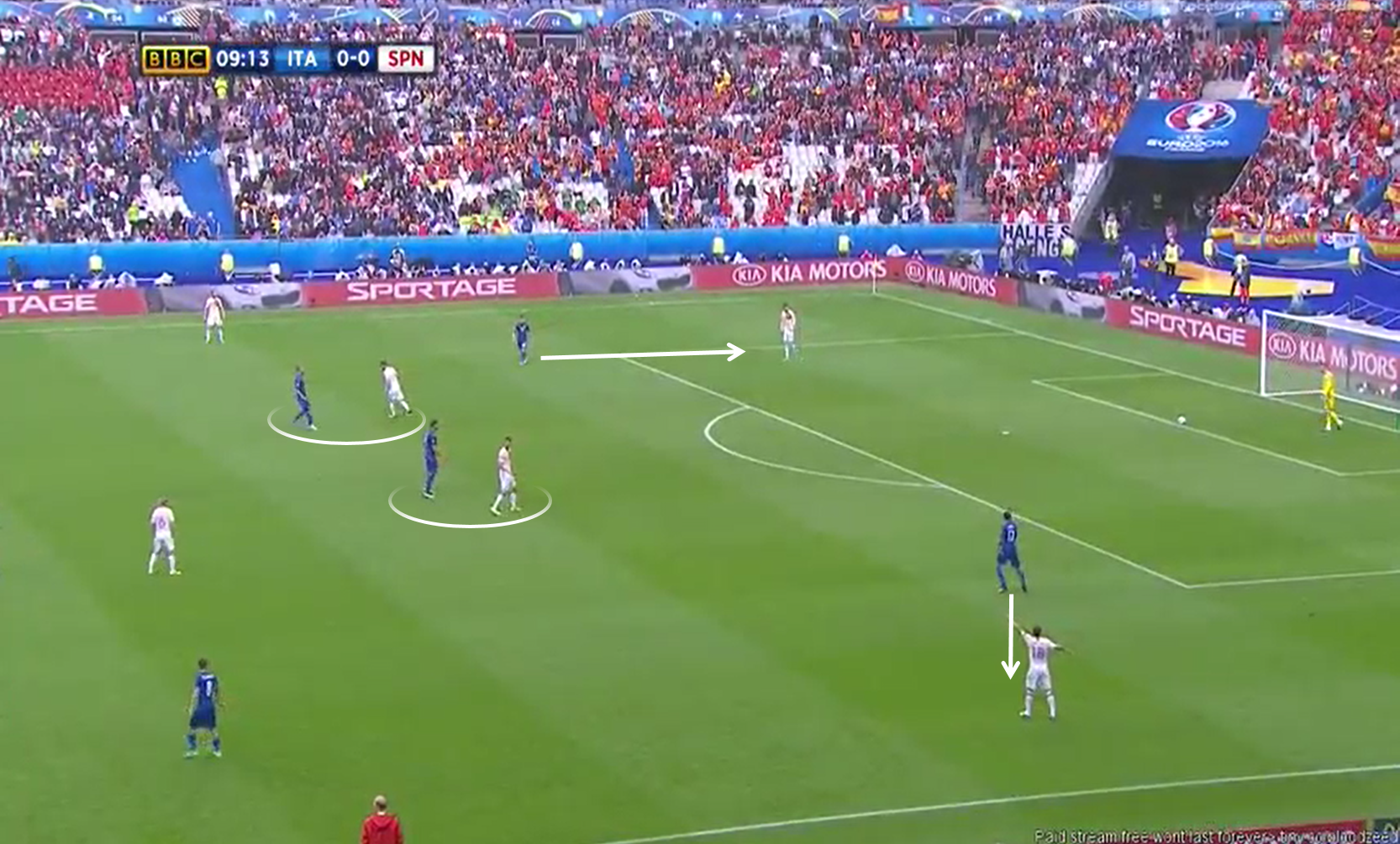 De Gea prevented from playing short at goalkicks